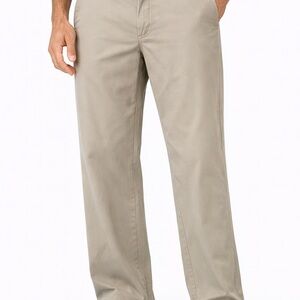 Lee Extreme Comfort Khaki Pants Men’s Beige Stretch Chino Casual Work Pants